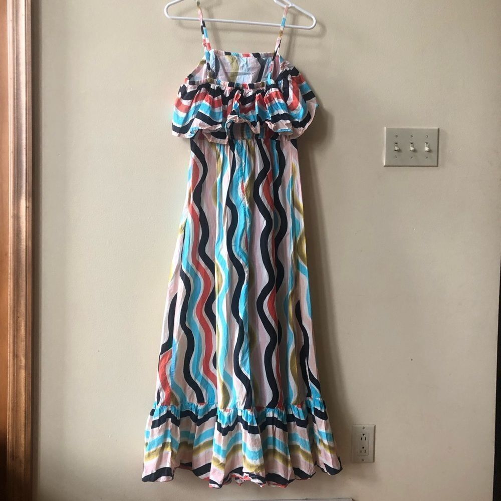 Farm Rio Sleeveless Ruffle Maxi Dress - Picture 6 of 8